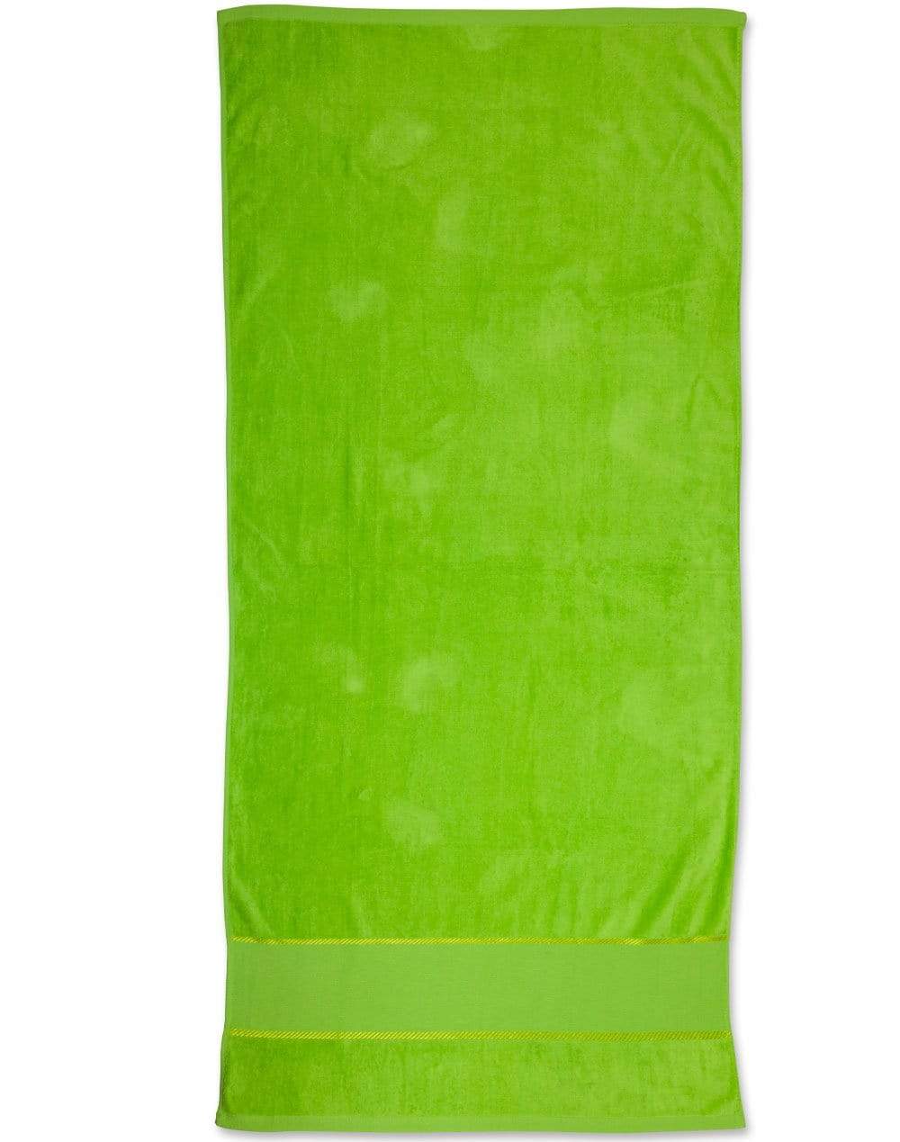 Australian Industrial Wear Work Wear Kelly green / 75cm x 150cm TERRY VELOUR beach towel TW04A